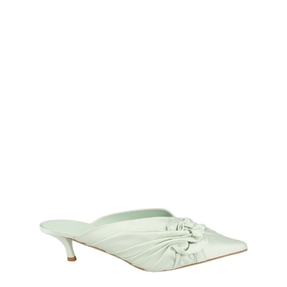 Givenchy Show Twist Mules Green Womens